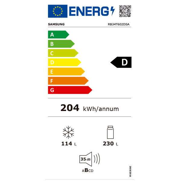 Frigorífico Samsung Combi 185cm RB34T602DSA/EF inox
                                    image number 2